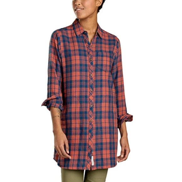 Toad&Co Dresses & Skirts - NWT Toad & Co LS Duniway organic Dress plaid S, M